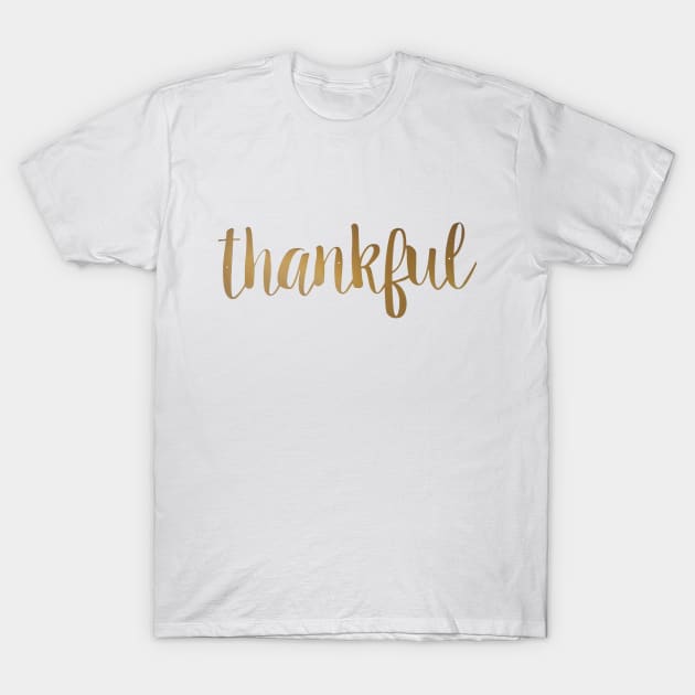 Thankful Gold | Garyvee T-Shirt by GaryVeeApparel